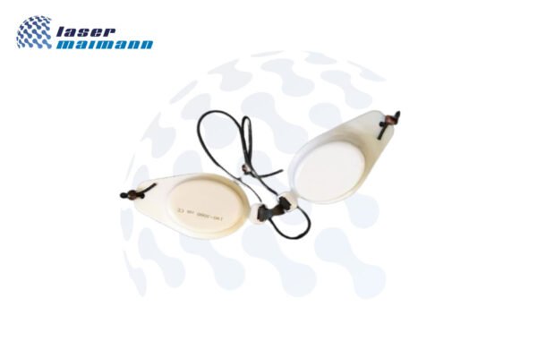 Ceramic eye protector for laser and IPL